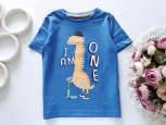 12\18 міс, зріст 80,86 Дитяча футболка з динозавром - зображення 1