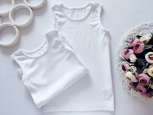 9,10 років, зріст 134,140 Комплект білих маєчок - зображення 1