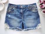 10 років, зріст 140 Джинсові шорти з ажуром - зображення 1