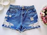 12 років, зріст 152 Джинсові шорти для дівчинки - зображення 1