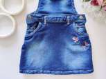 1,5\2 года, рост 86,92 Мягкий сарафан джинс - зображення 3