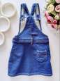 1,5\2 года, рост 86,92 Мягкий сарафан джинс - зображення 6