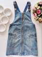 8,9 років, зріст 134 Джинсовий сарафан на блискавці - зображення 1