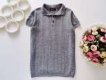 11 років, зріст 146 Поло із фактурного трикотажу - зображення 1