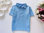4,5 років, зріст 104,110 Блакитне поло для хлопчика - зображення 1