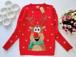 12,13 років, зріст 158 Новий дитячий новорічний светр - зображення 1